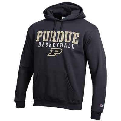 Purdue Boilermakers Champion Basketball Icon Hoodie - Black