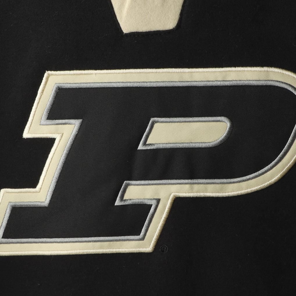 Purdue Boilermakers Colosseum 2.0 Lace-Up Pullover Hoodie - Black