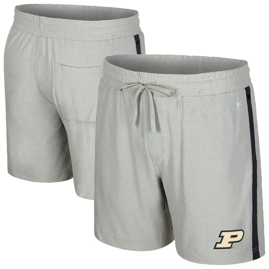 Purdue Boilermakers Colosseum Mac Shorts - Gray