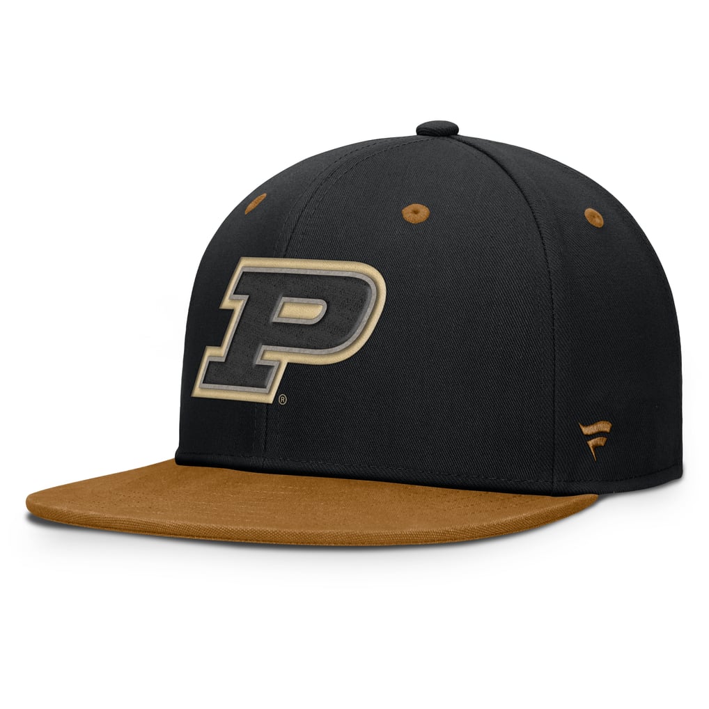Purdue Boilermakers Fanatics NoBo Fitted Hat - Black/Brown