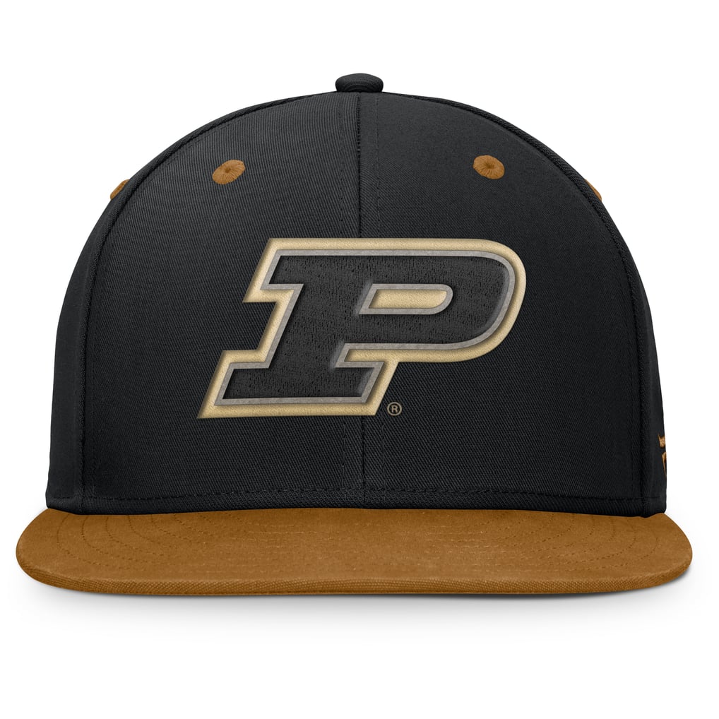 Purdue Boilermakers Fanatics NoBo Fitted Hat - Black/Brown