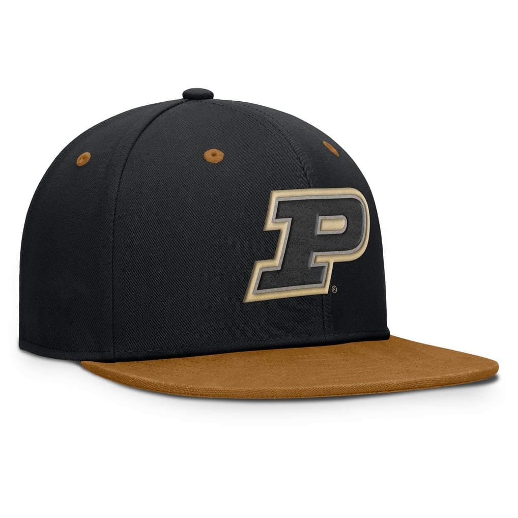 Purdue Boilermakers Fanatics NoBo Fitted Hat - Black/Brown