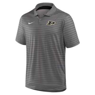 Purdue Boilermakers Nike Dri-FIT Tour Stripe Polo - Black