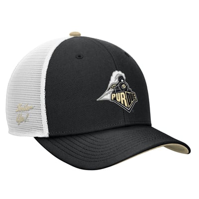 Purdue Boilermakers Nike Legacy Mascot Adjustable Trucker Hat - Black