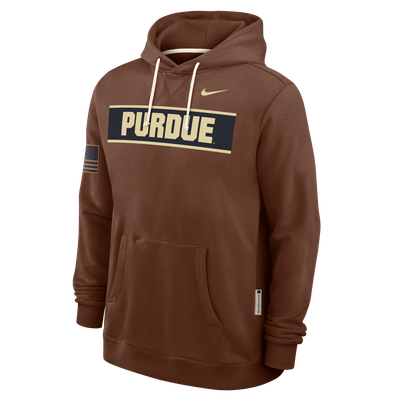 Purdue Boilermakers Nike 2026 Military Appreciation Dri-FIT Hoodie - Brown