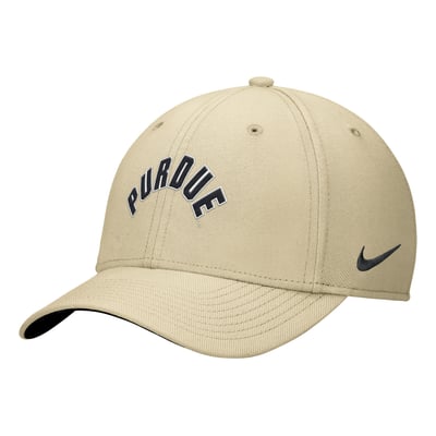Purdue Boilermakers Nike Primetime SwooshFlex Dri-FIT Hat - Gold