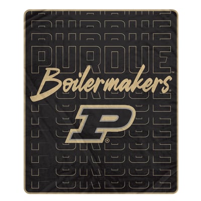 Purdue Boilermakers Pegasus Echo Script Fade 50" x 60" Ultra Soft Throw Blanket