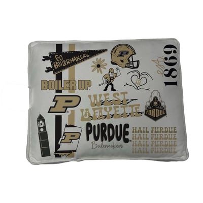 Purdue Boilermakers Pegasus Loco Fan 19" x 14" Canvas Décor Pillow