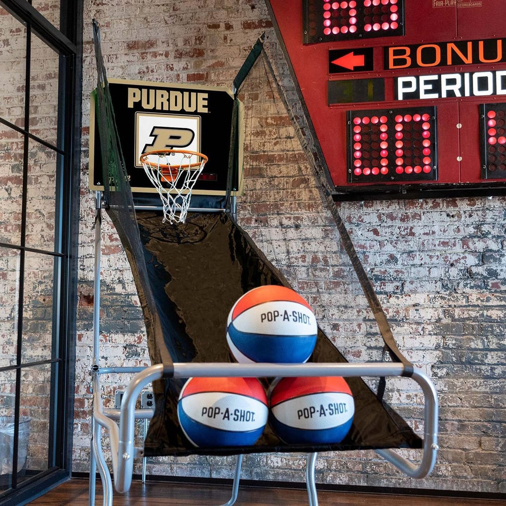 Purdue Boilermakers Pop-A-Shot Pop-Up Arcade Basketball Game