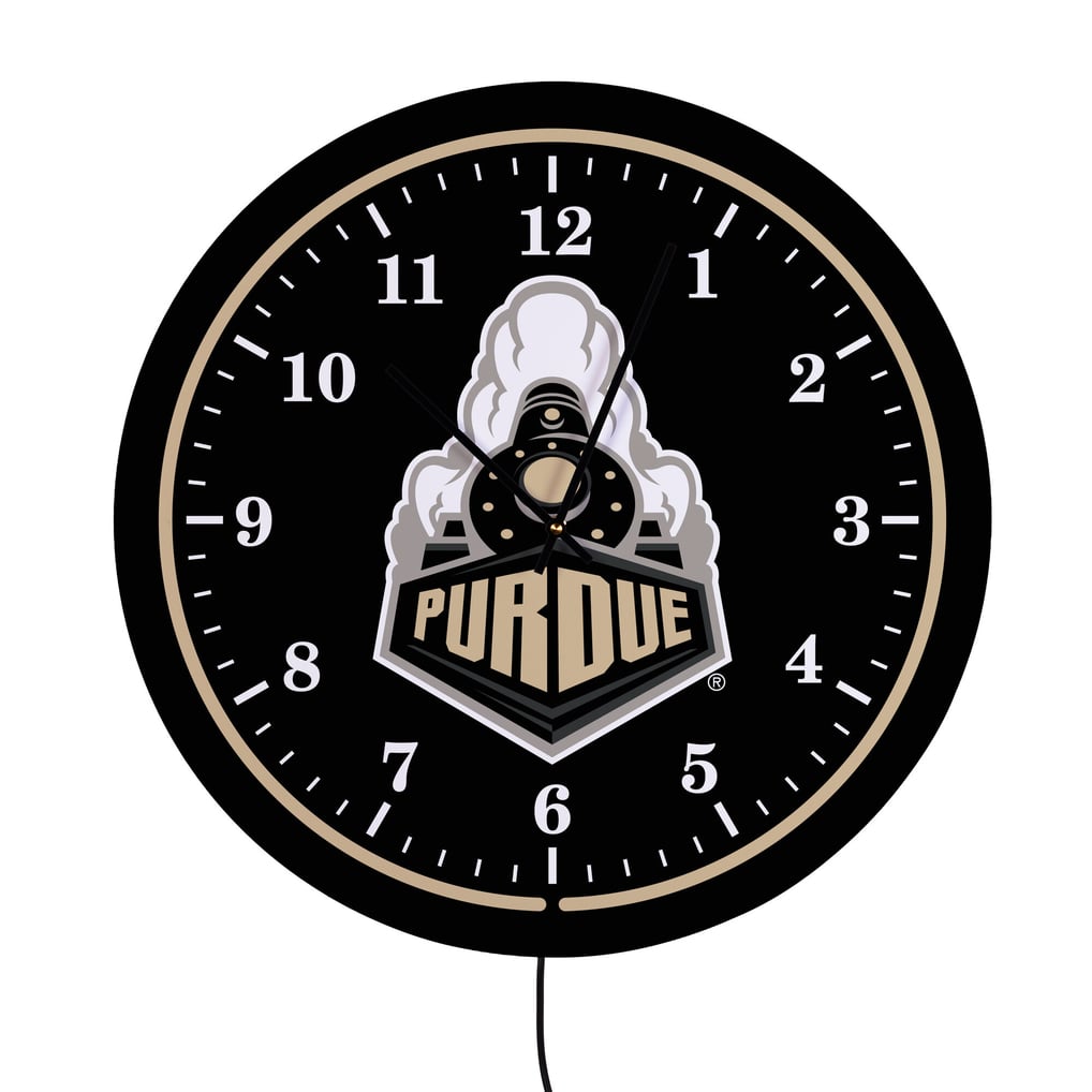 Purdue Boilermakers 18" Lighted Round LED Wall Clock