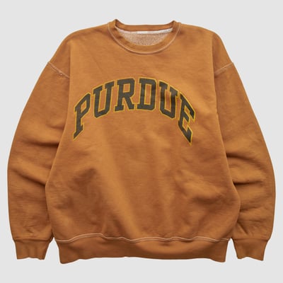 Purdue Boilermakers 90s Pullover Sweatshirt - Clay - M by Fanatics Real Vintage