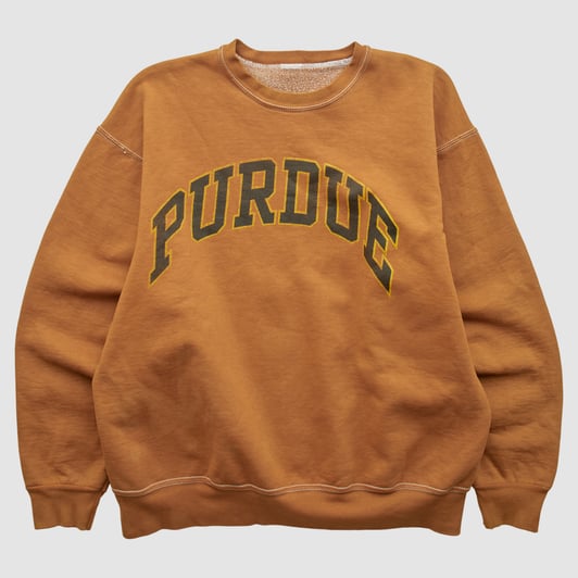 Purdue Boilermakers 90s Pullover Sweatshirt - Clay - M by Fanatics Real Vintage