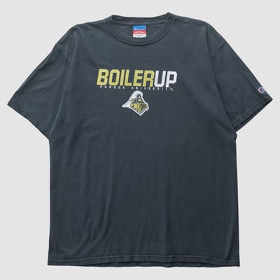 Purdue Boilermakers Champion 2000s T-shirt - Black - L by Fanatics Real Vintage