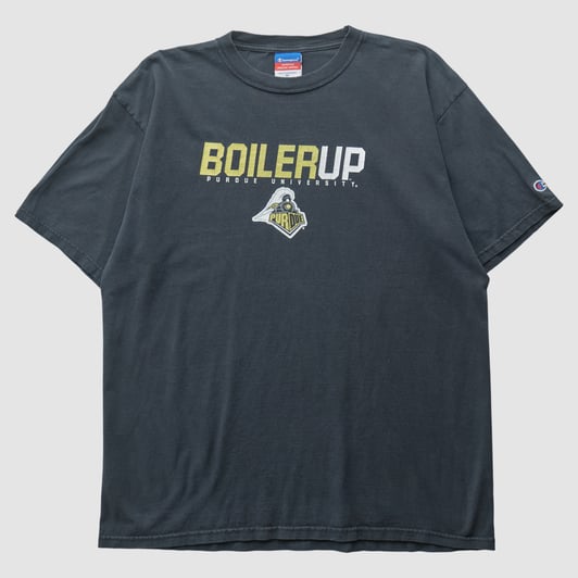 Purdue Boilermakers Champion 2000s T-shirt - Black - L by Fanatics Real Vintage