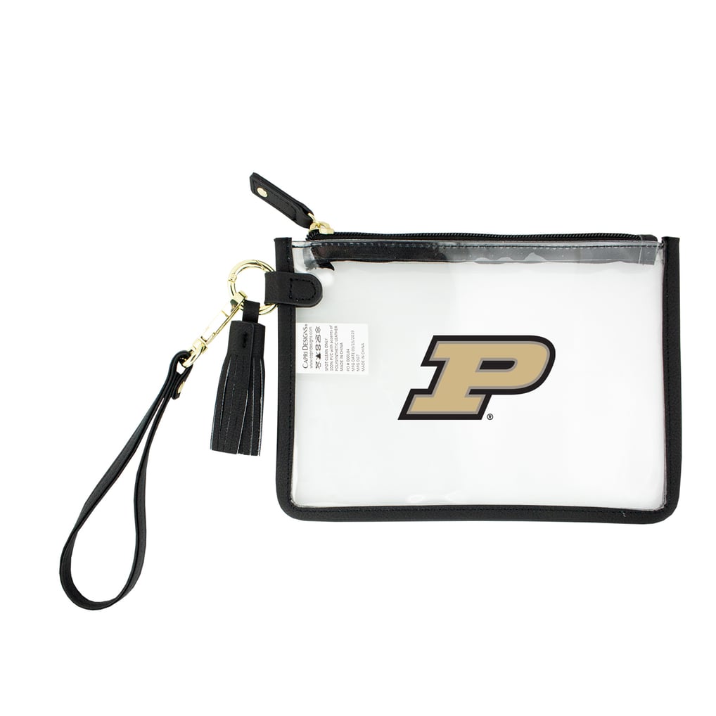 Purdue Boilermakers Clear Wristlet