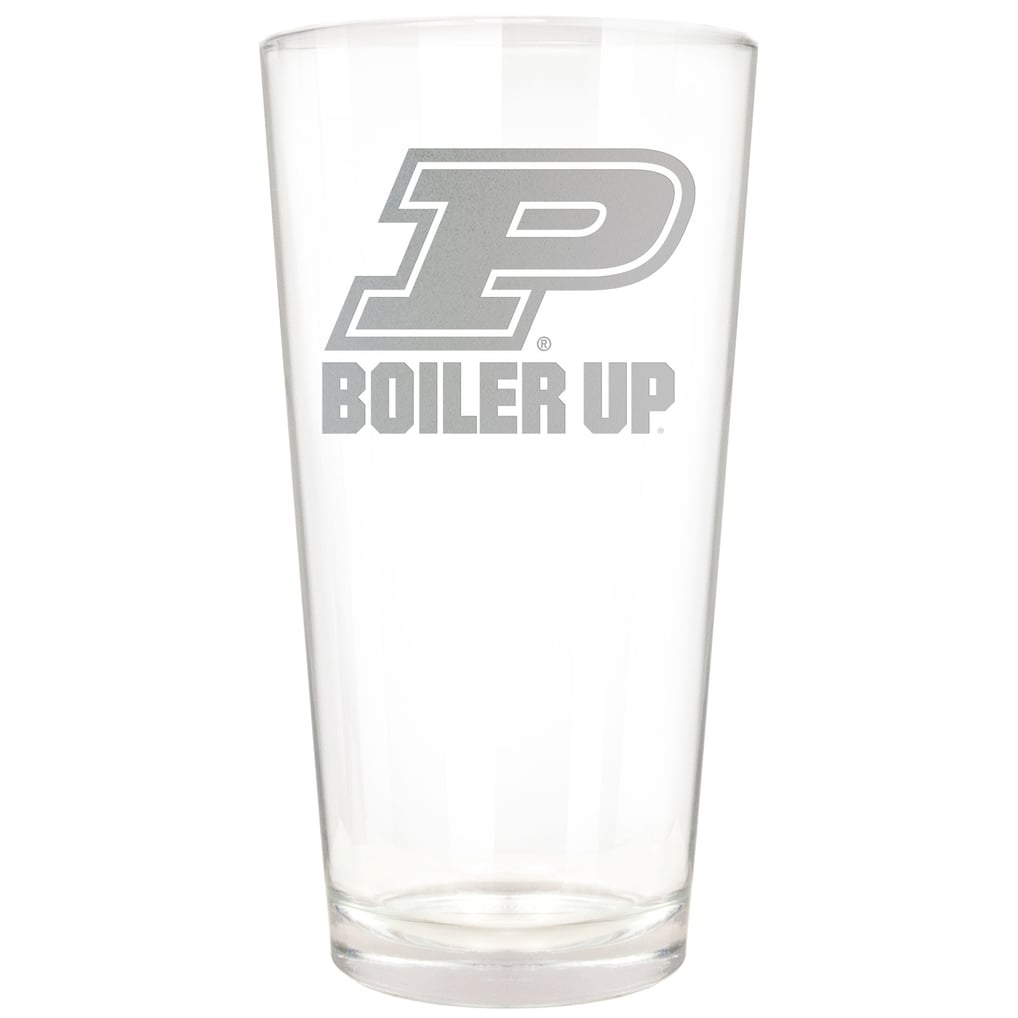 Purdue Boilermakers Etched 16oz. Rally Cry Pint Glass