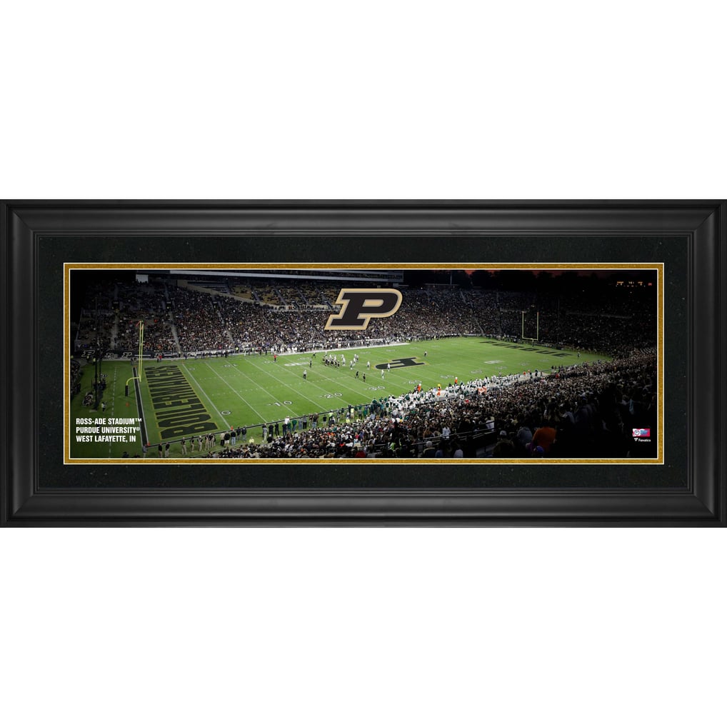 Purdue Boilermakers Fanatics Authentic Framed 10" x 30" Ross-Ade Stadium Panoramic Photograph