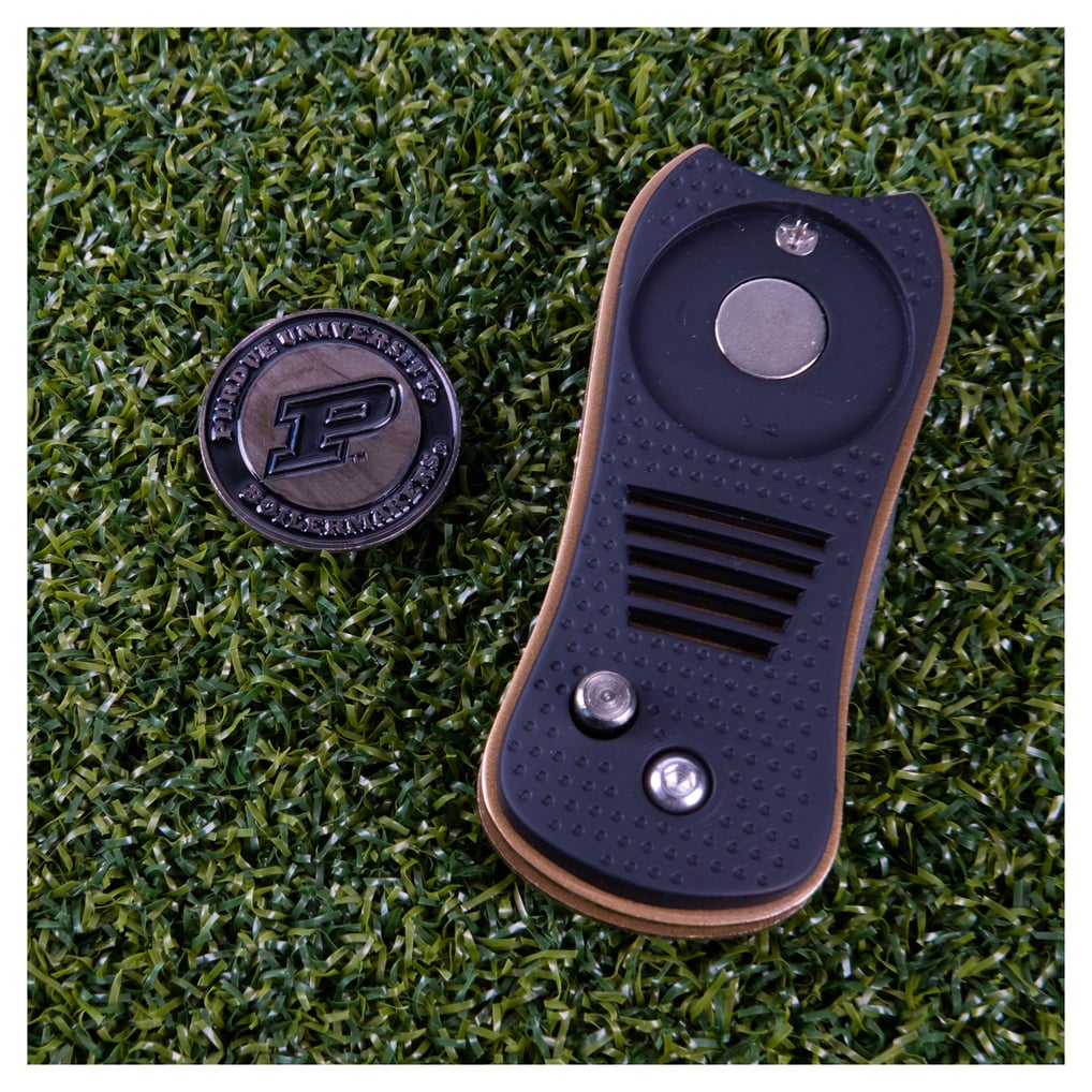Purdue Boilermakers Switchblade Divot Tool With Magnetic Ball Marker