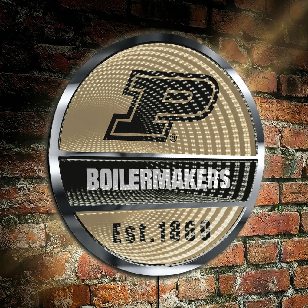 Purdue Boilermakers Three-Cell Circular Infinity Light