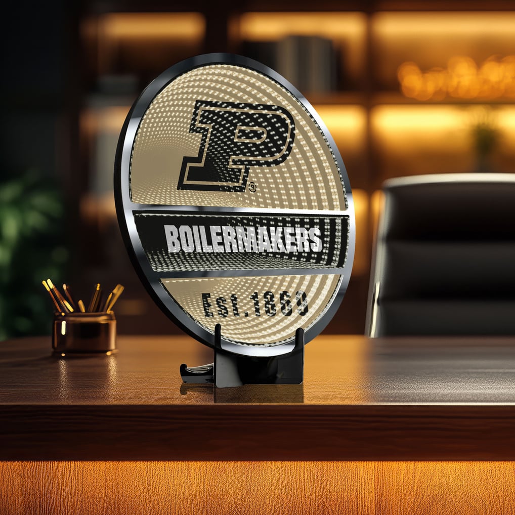 Purdue Boilermakers Three-Cell Circular Infinity Light
