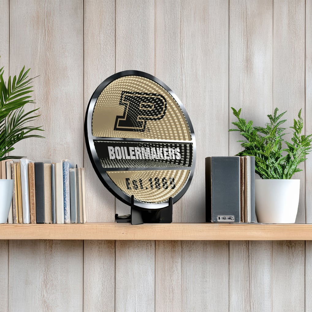 Purdue Boilermakers Three-Cell Circular Infinity Light