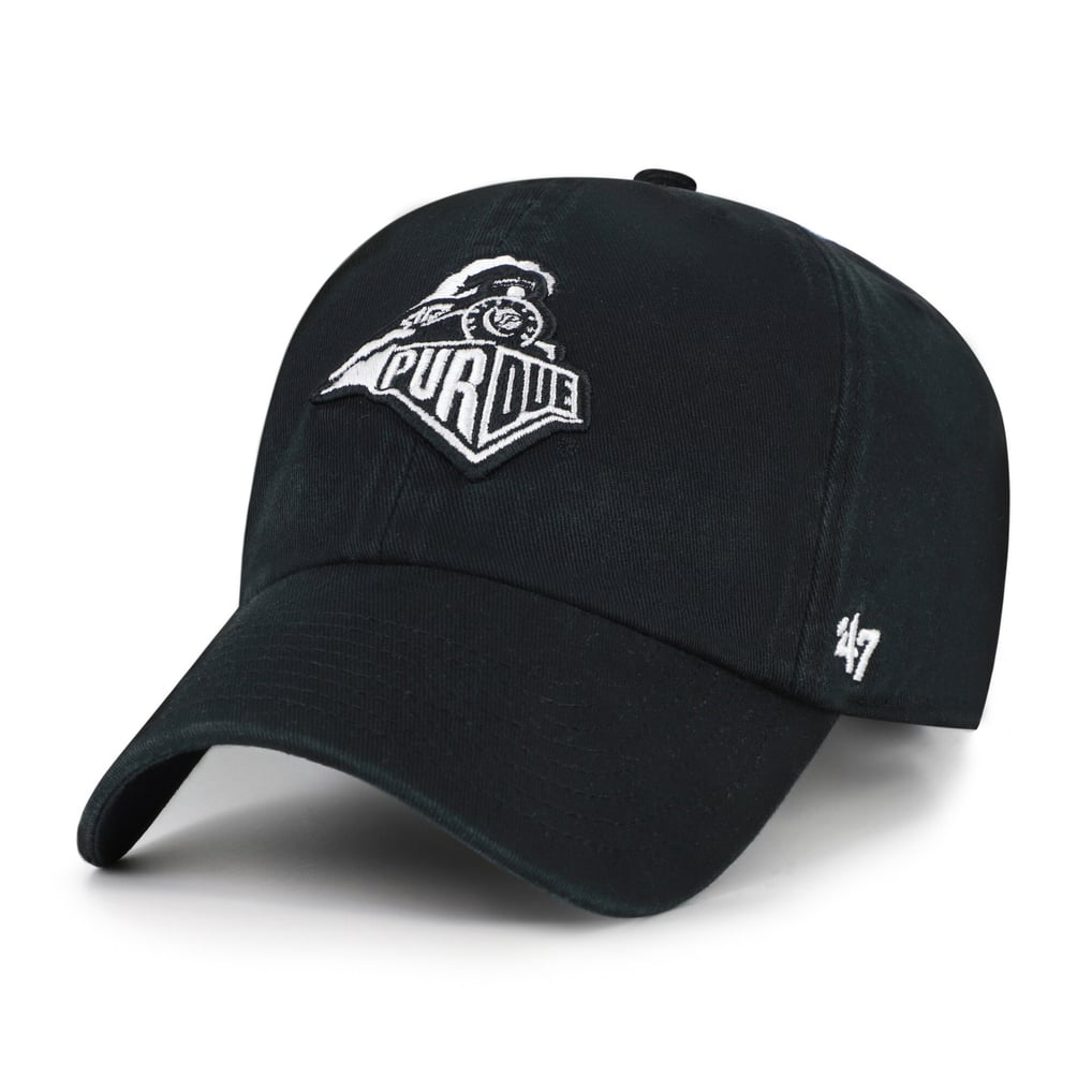 Purdue Boilermakers '47 Unisex Vault Clean Up Adjustable Hat - Black