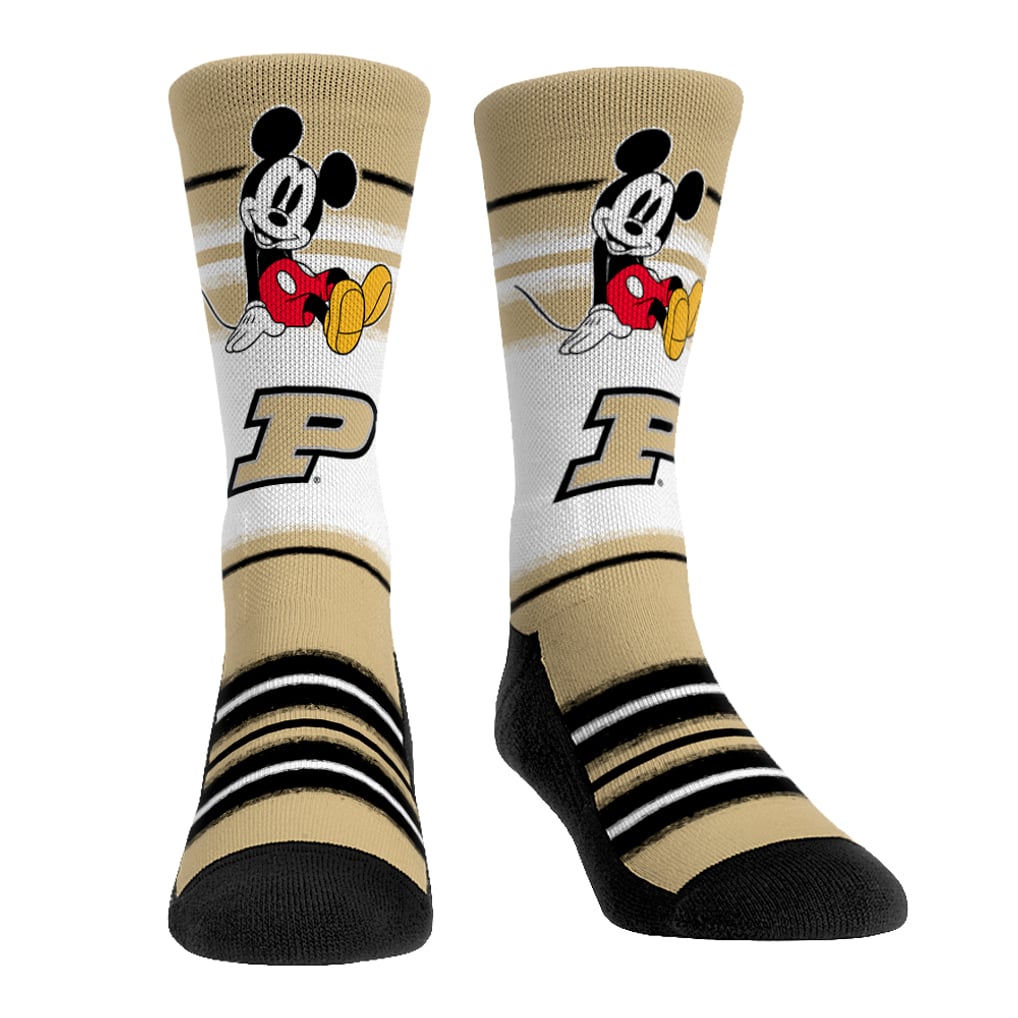  Purdue Boilermakers Rock Em Unisex Disney Three-Pack Crew Socks - 