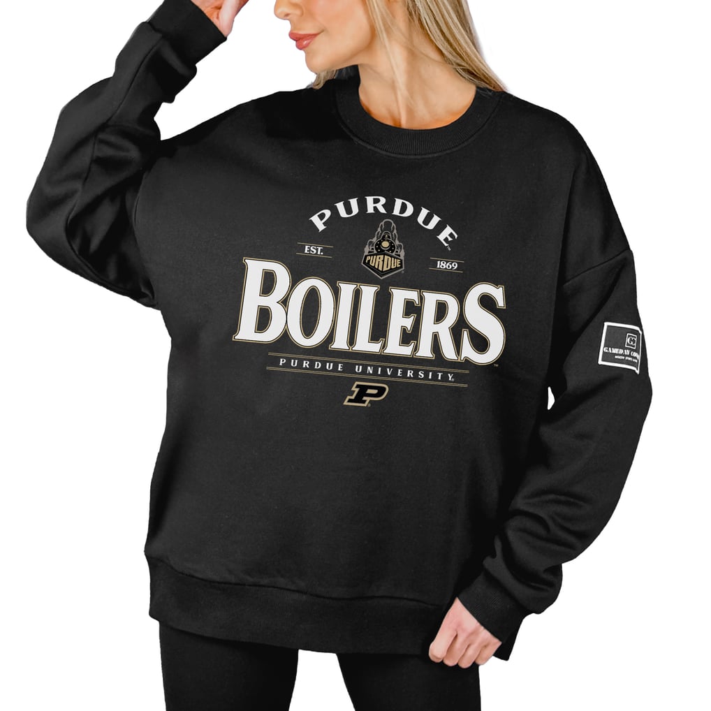 Purdue Boilermakers Gameday Couture Women's Players Only Premium Pullover Sweatshirt - Black