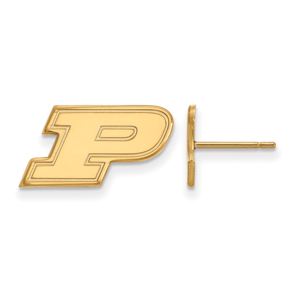 Purdue Boilermakers Women's Gold Plated XS Post Earrings