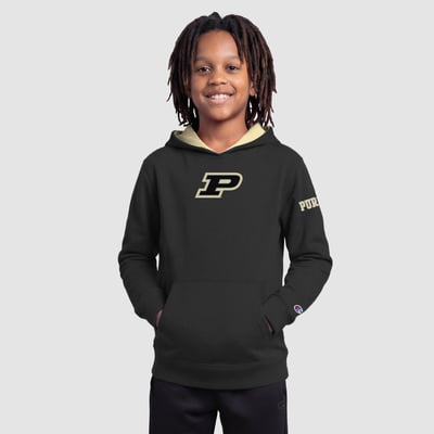  Purdue Boilermakers Champion Youth Fleece Hoodie - Black