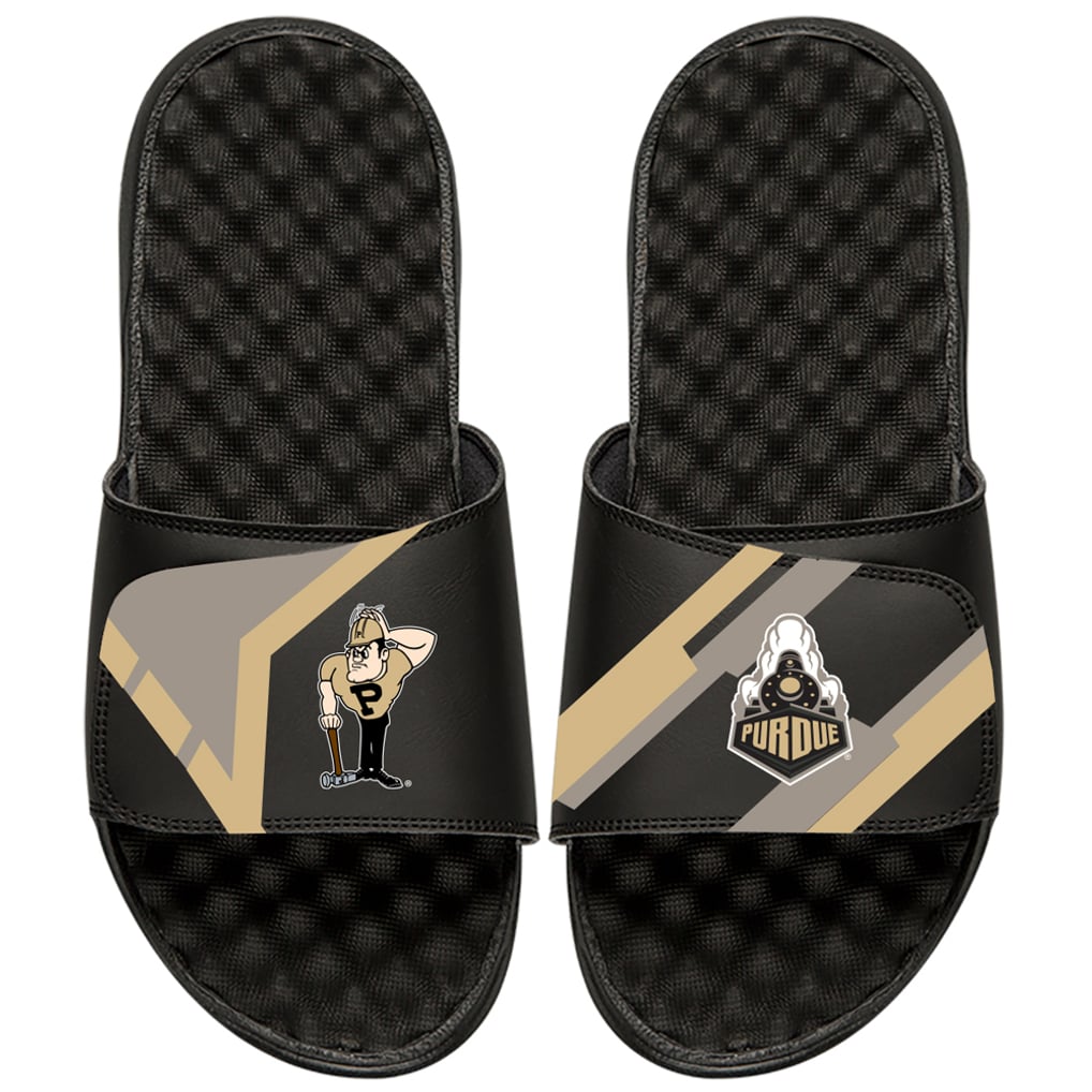 Purdue Boilermakers ISlide Youth Starter Jacket Slide Sandals - Black
