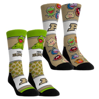  Purdue Boilermakers Rock Em Youth Muppets 2-Pack Crew Socks Set