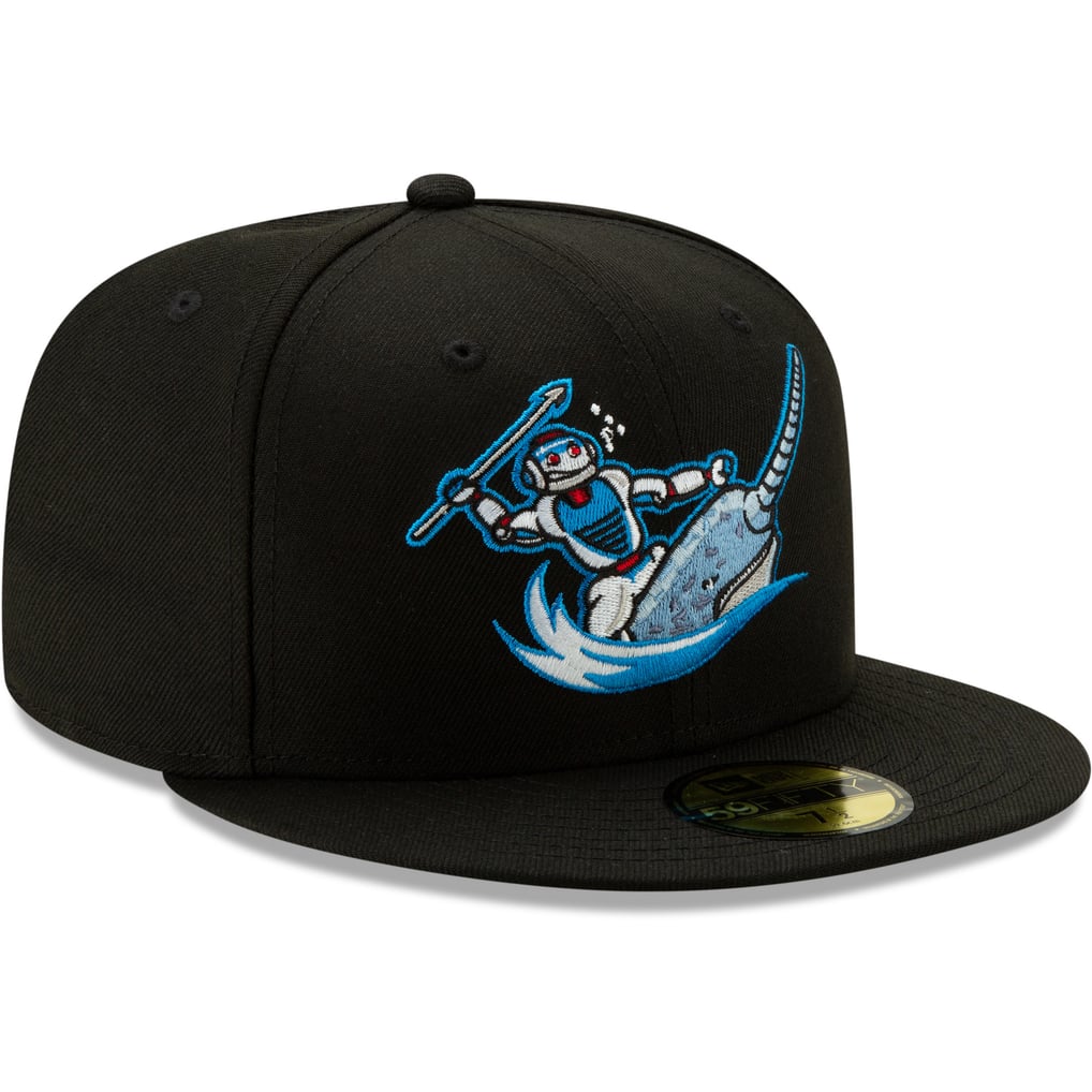 Men's Quad Cities River Bandits New Era Black Theme Nights On-Field ...