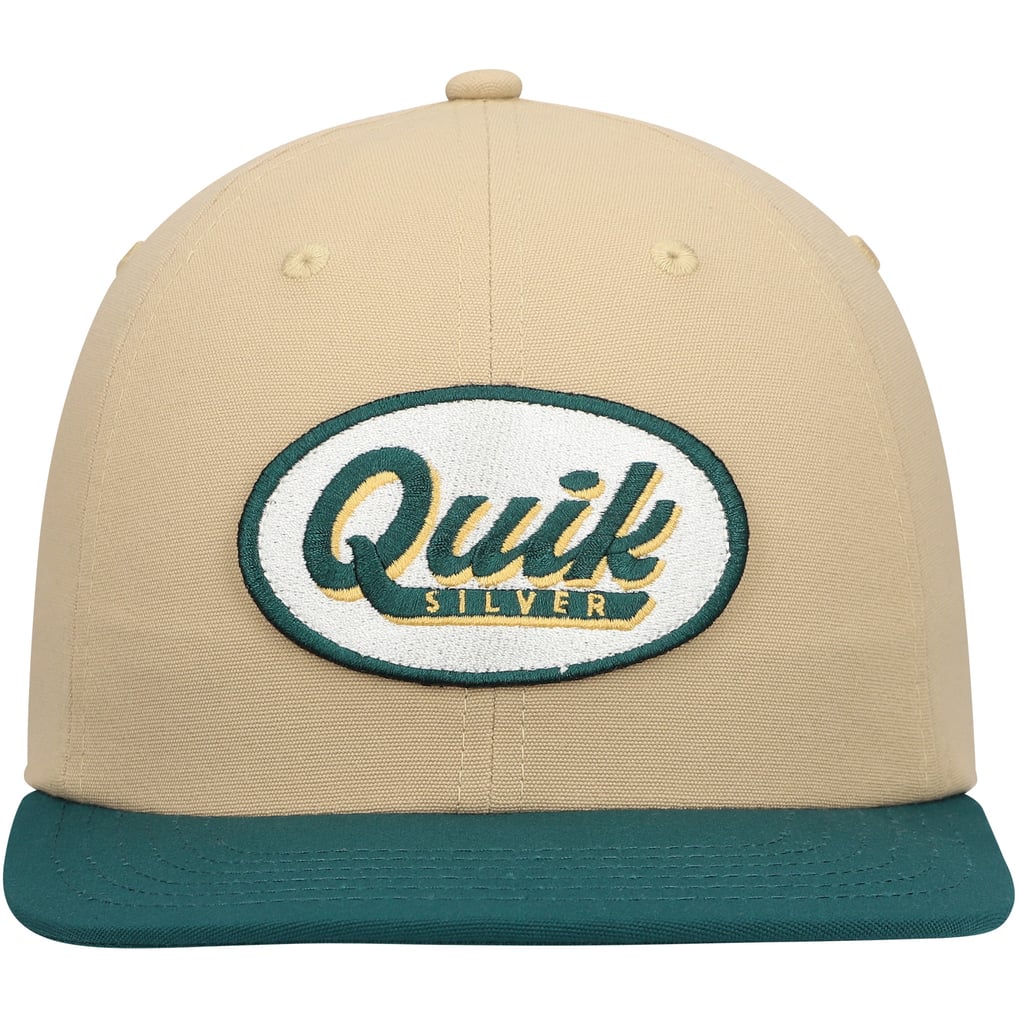 Quiksilver Field Posture Adjustable Hat - Tan/Green