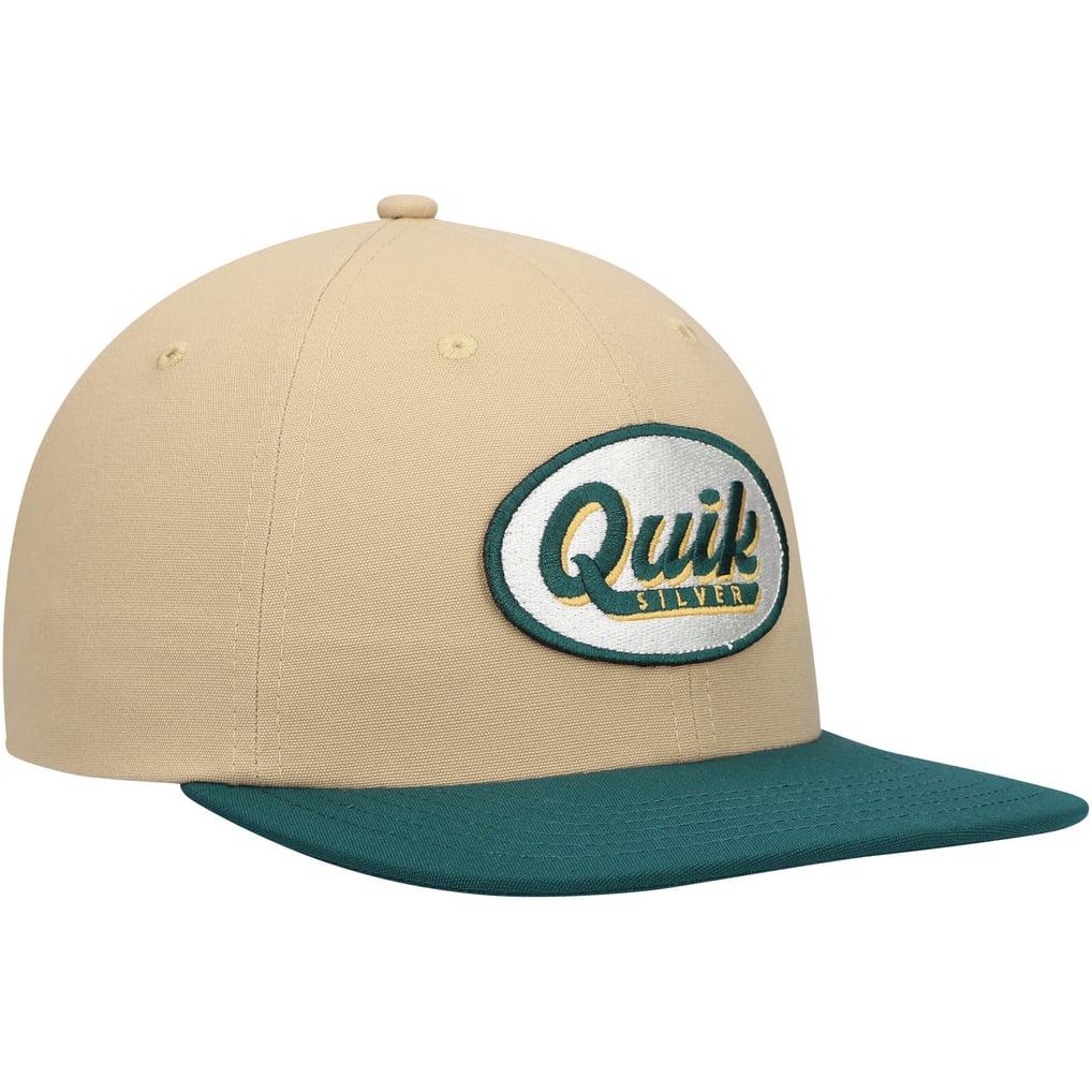 Quiksilver Field Posture Adjustable Hat - Tan/Green