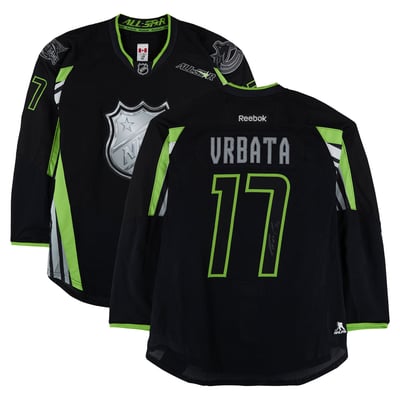 Radim Vrbata Team Foligno Autographed Fanatics Authentic Game-Used #17 Black Reebok Jersey from the 2015 NHL All-Star Game 