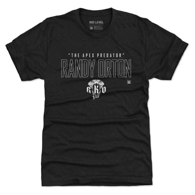 Randy Orton 500 Level WWE Elite Premium Tri-Blend T-Shirt - Heather Black