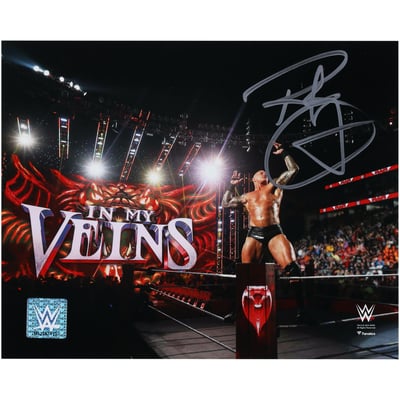 Randy Orton WWE Autographed Fanatics Authentic 8" x 10" Corner Pose Photograph