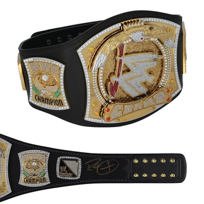 Randy Orton WWE Autographed Fanatics Authentic WWE Championship Spinner Replica Title Belt 