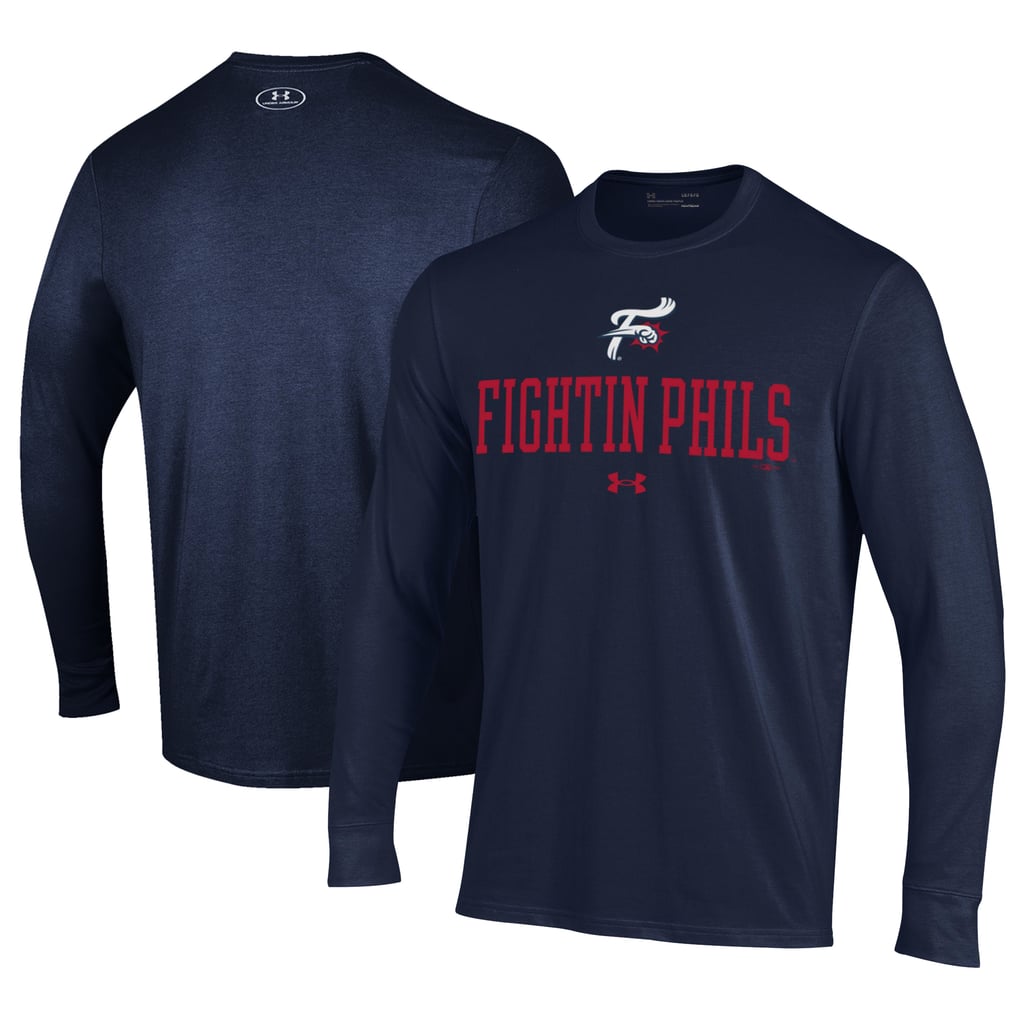 Reading Phillies Under Armour Performance Long Sleeve T-Shirt - Navy