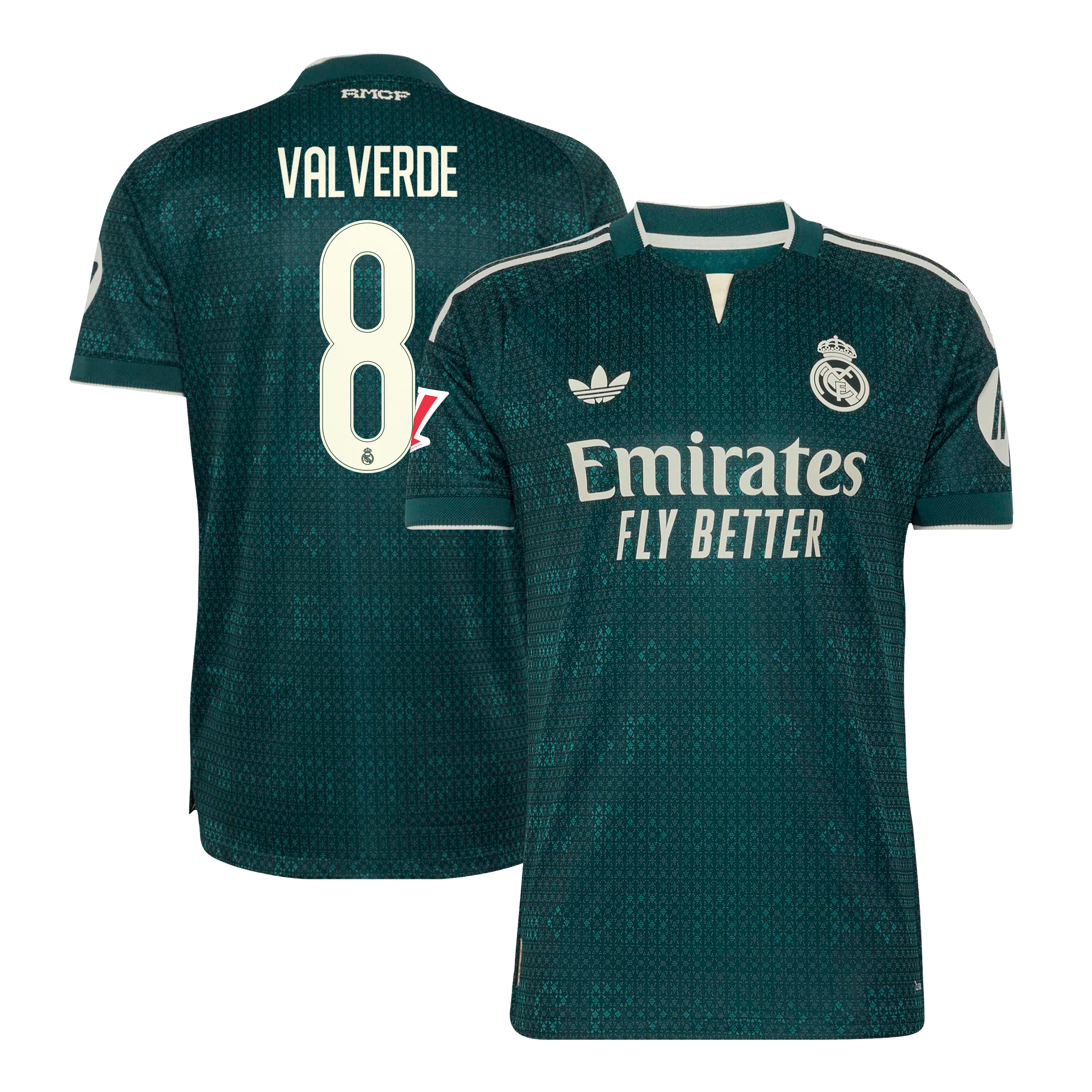 Federico Valverde Real Madrid 2026/27 Away On Field Style Jersey Green