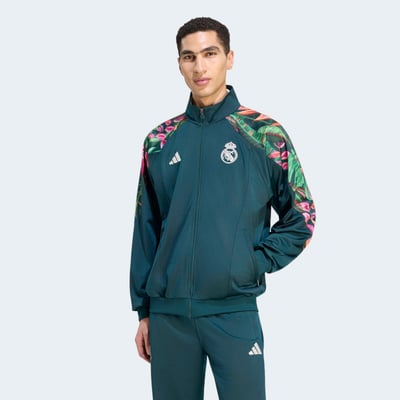 Real Madrid x FARM Rio adidas Full-Zip Track Jacket - Green