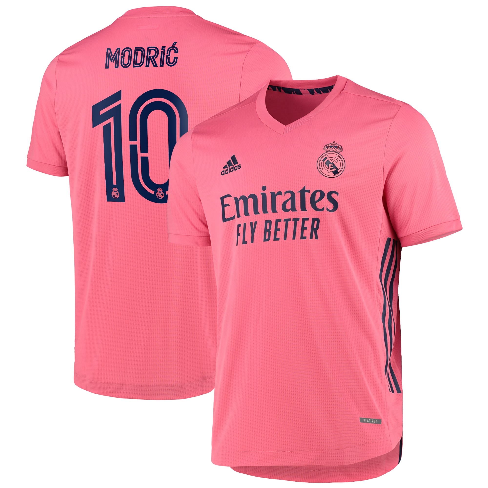 Luka Modric Real Madrid adidas 2020/21 Away Authentic Jersey - Pink