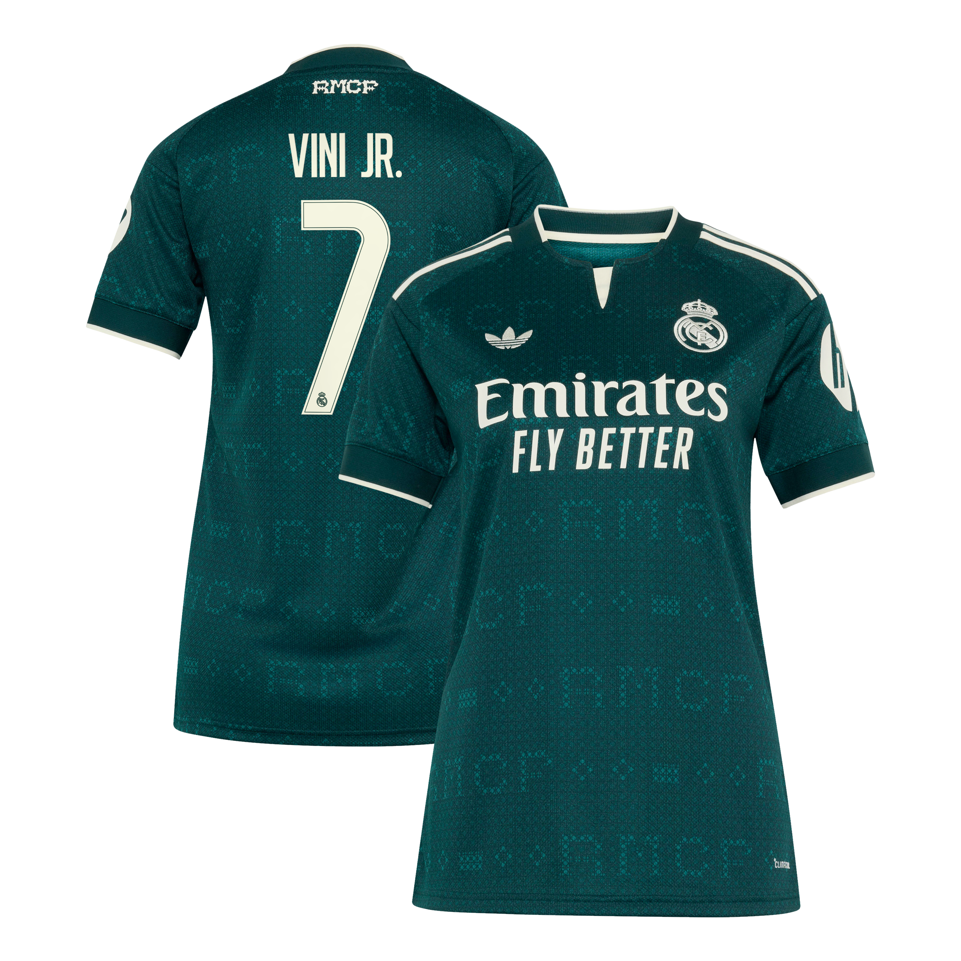 Vini Jr. Real Madrid Women's 2026/27 Away Replica Jersey Green