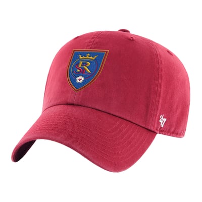 Real Salt Lake '47 Clean-Up Adjustable Hat - Red