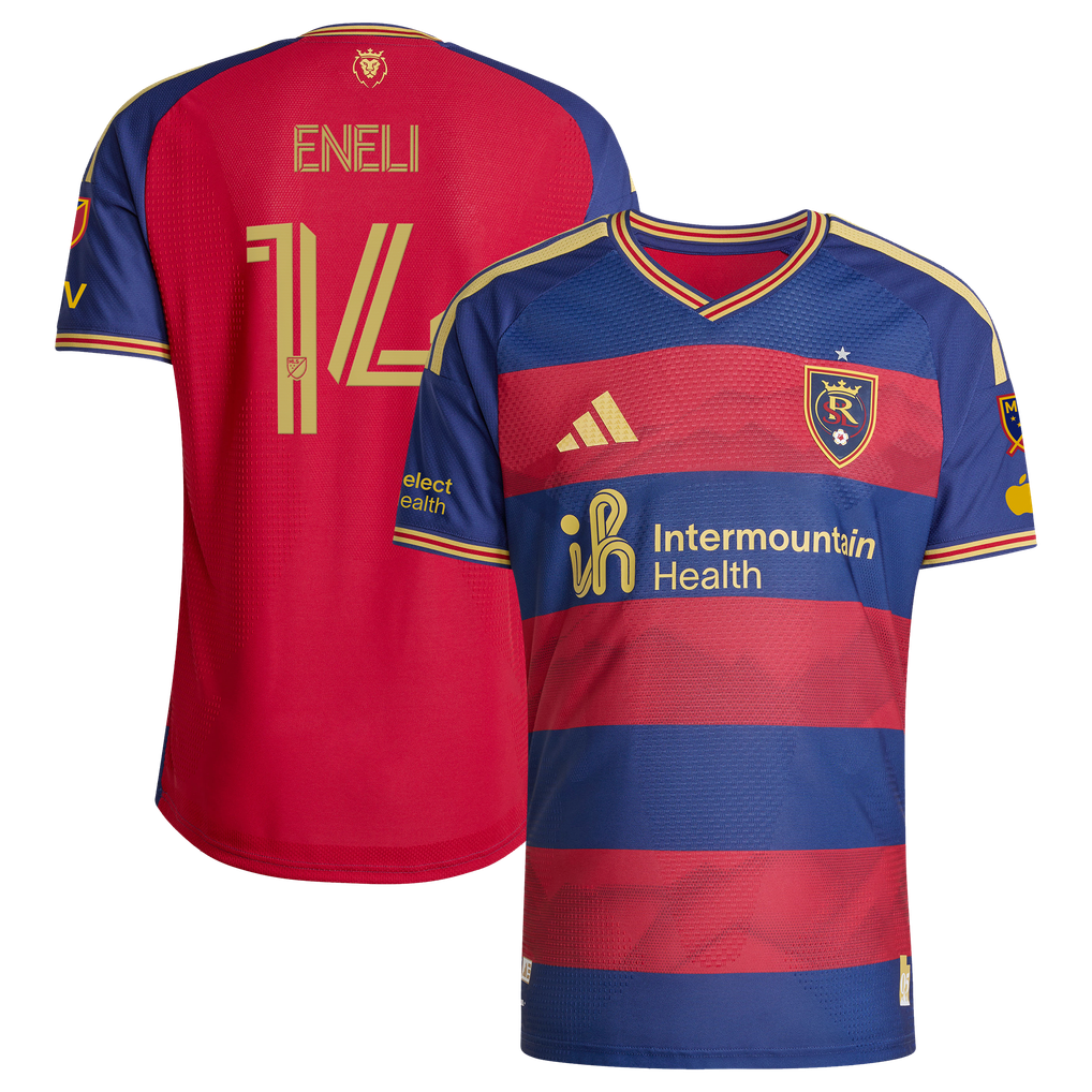 Emeka Eneli Real Salt Lake adidas 2026 The Switchback On-Field Authentic Patch Jersey - Red