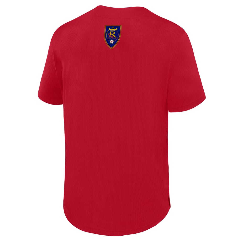 Real Salt Lake Fanatics Maximum Intensity Button-Up Jersey  - Red