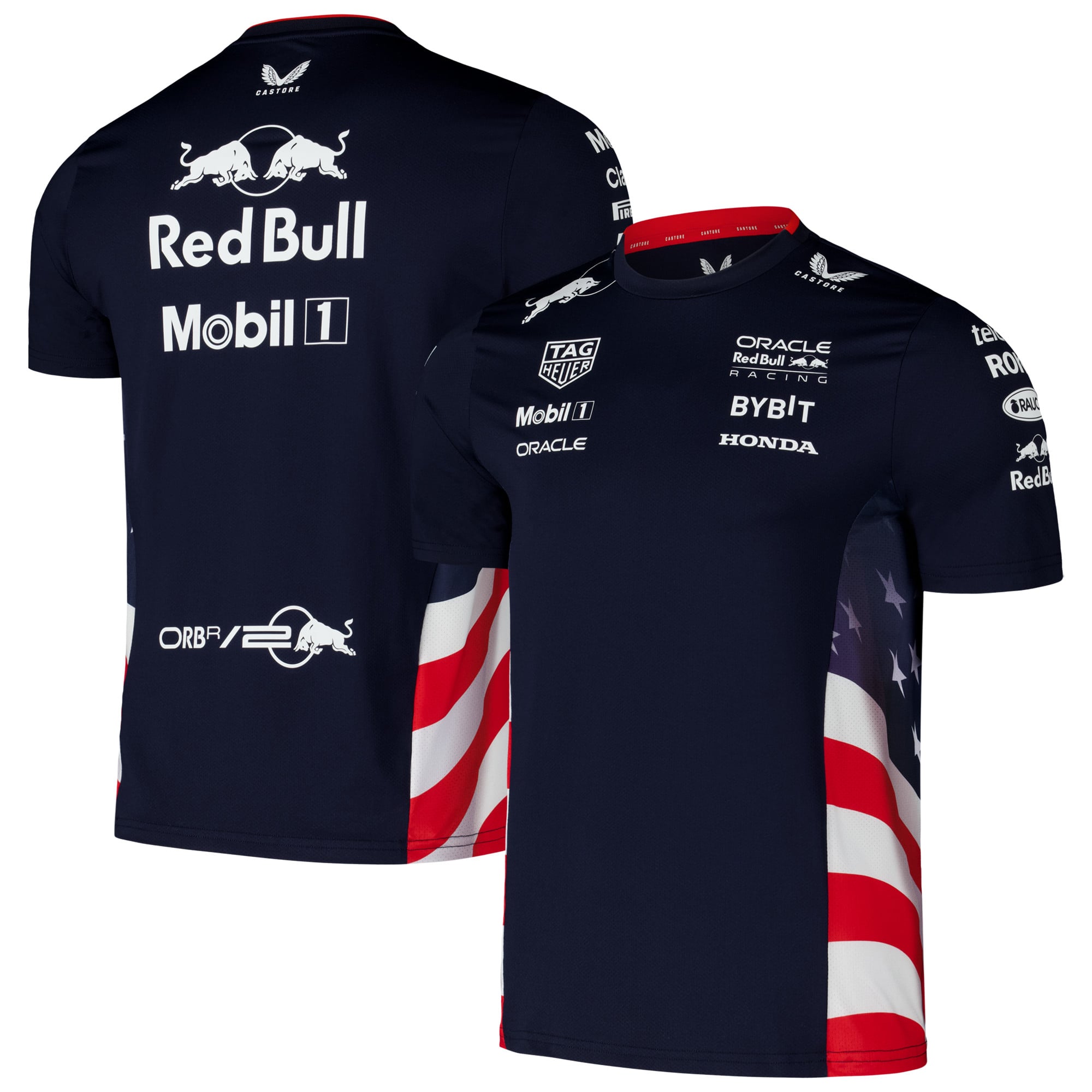 Red Bull Racing Tシャツ ネイビー/レッド Amazon.com: Castore Red 