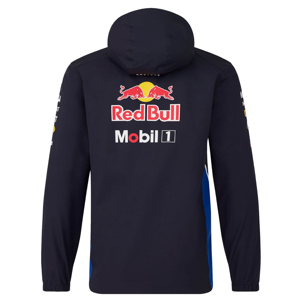 Oracle Red Bull Racing 2026 Replica Long Sleeve Water-Resistant Jacket - Navy