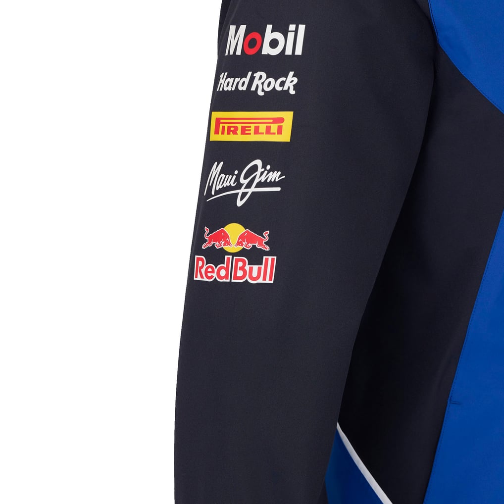 Oracle Red Bull Racing 2026 Replica Long Sleeve Water-Resistant Jacket - Navy